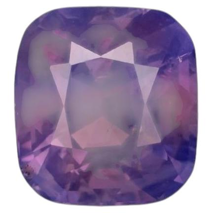 Lilac untreated sapphire with a GIA certificate