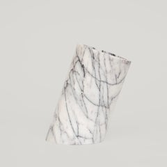 Lilac White Marble Angled Wine Cooler