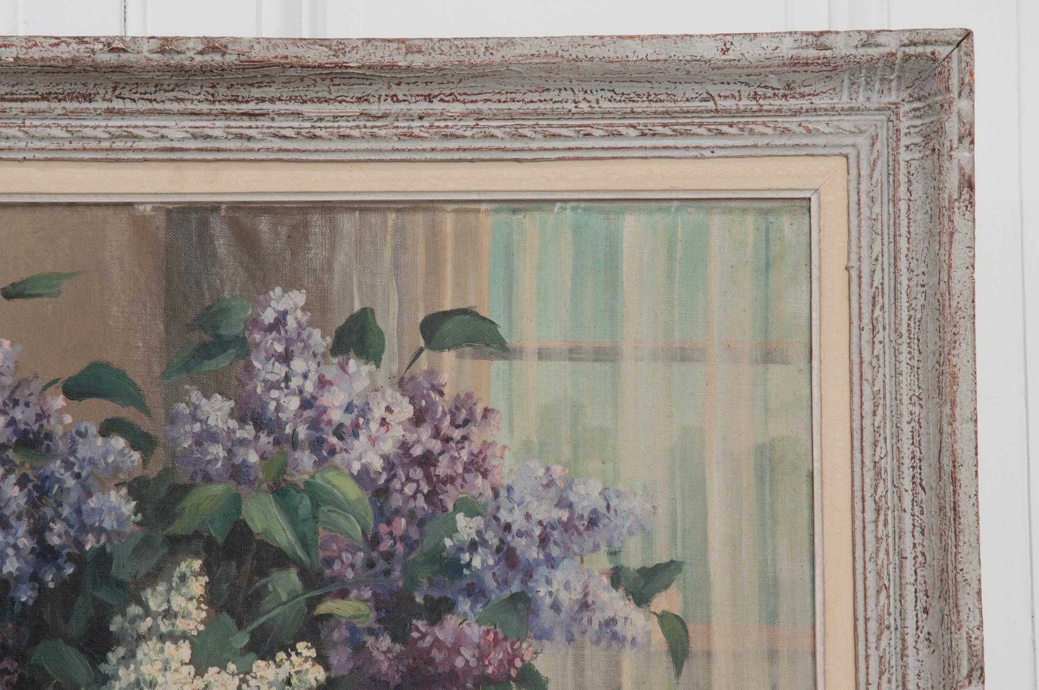 Canvas Lilacs by Lucien Chenu