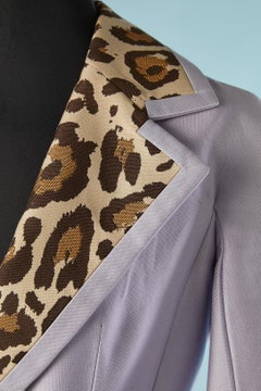 Lilak jacket with leopard jacquard collar Christian Dior by John Galliano Resort