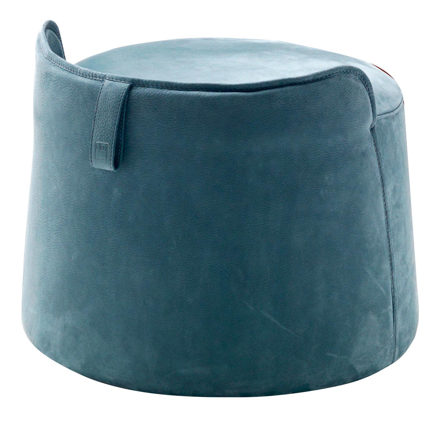 Italian Lilas Blue Pouf