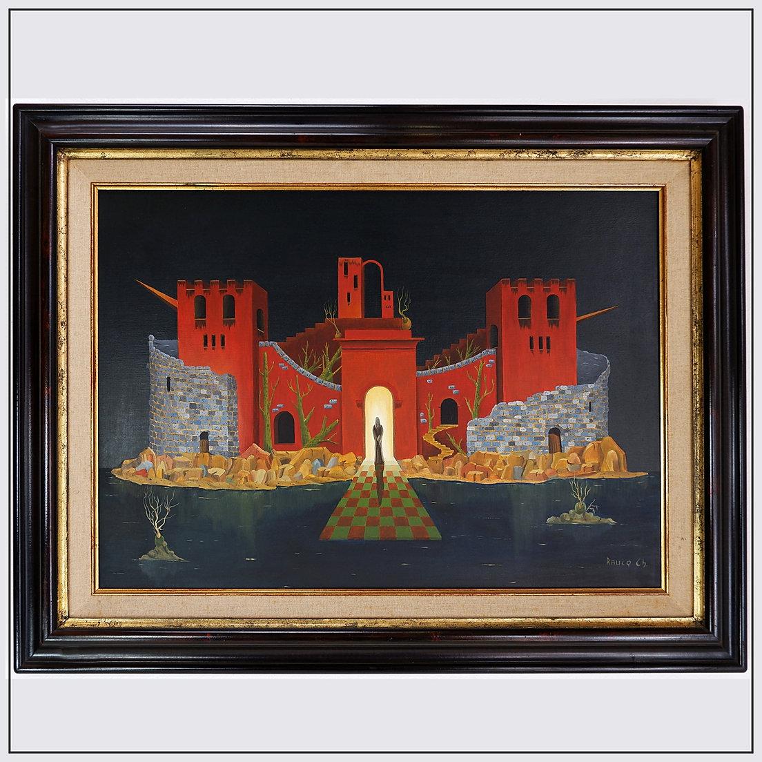 „l'ile du Silence“ Öl auf Leinwand – Raucq Christian (1947) im Angebot 5
