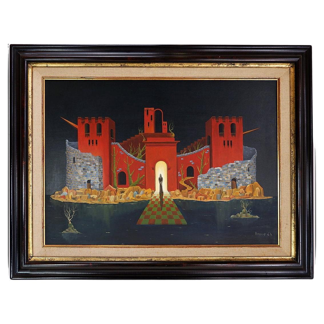 „l'ile du Silence“ Öl auf Leinwand – Raucq Christian (1947)
