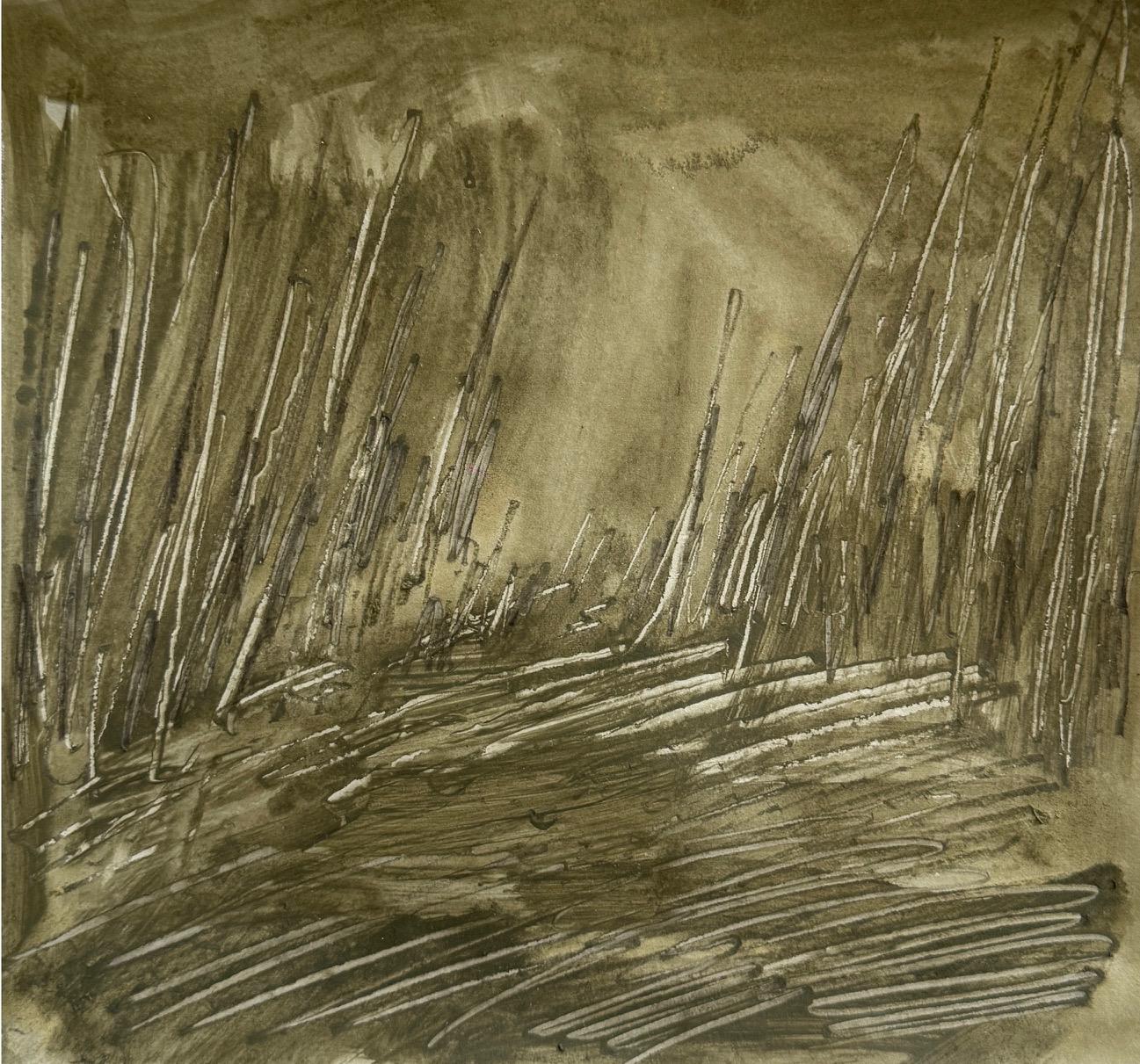 Arte contemporanea georgiana di Lile Gasviani - Blizzard I