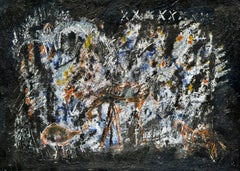 Arte contemporanea georgiana di Lile Gasviani - Grotta preistorica a muro