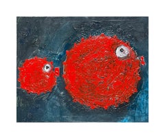 Georgian Contemporary Art by Lile Gasviani - Puffer Fish