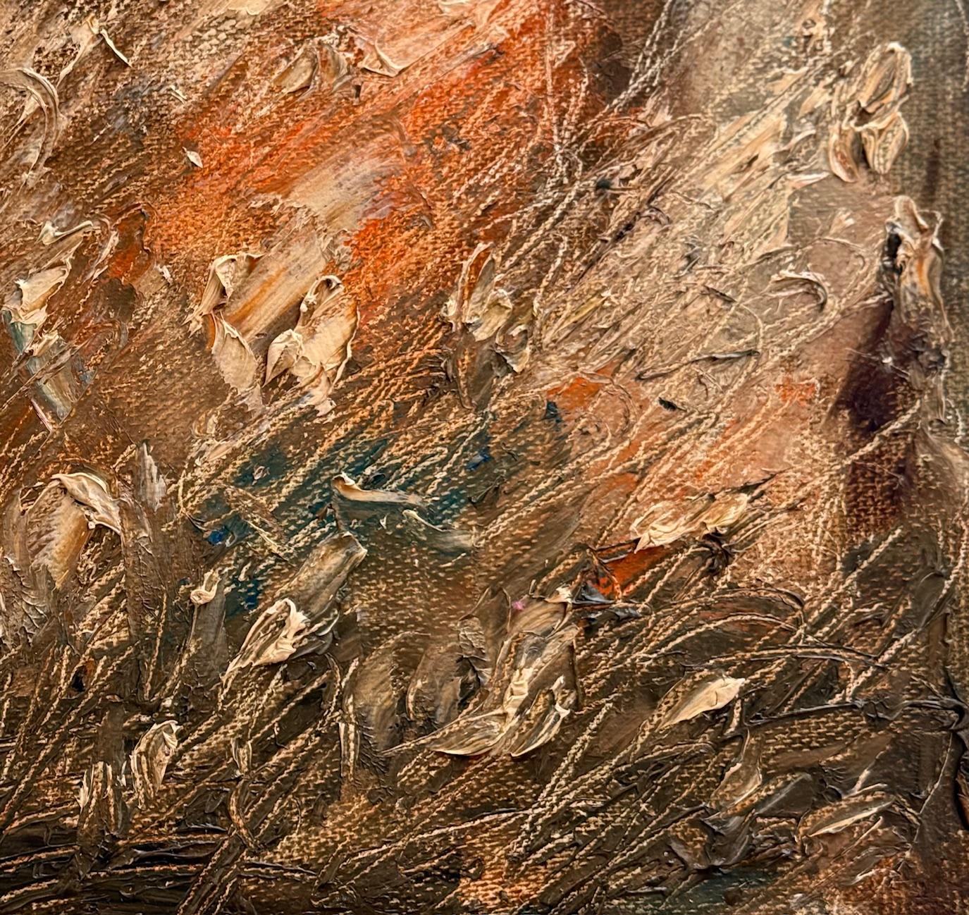 Georgian Contemporary Art by Lile Gasviani - Champ de blé en vente 1