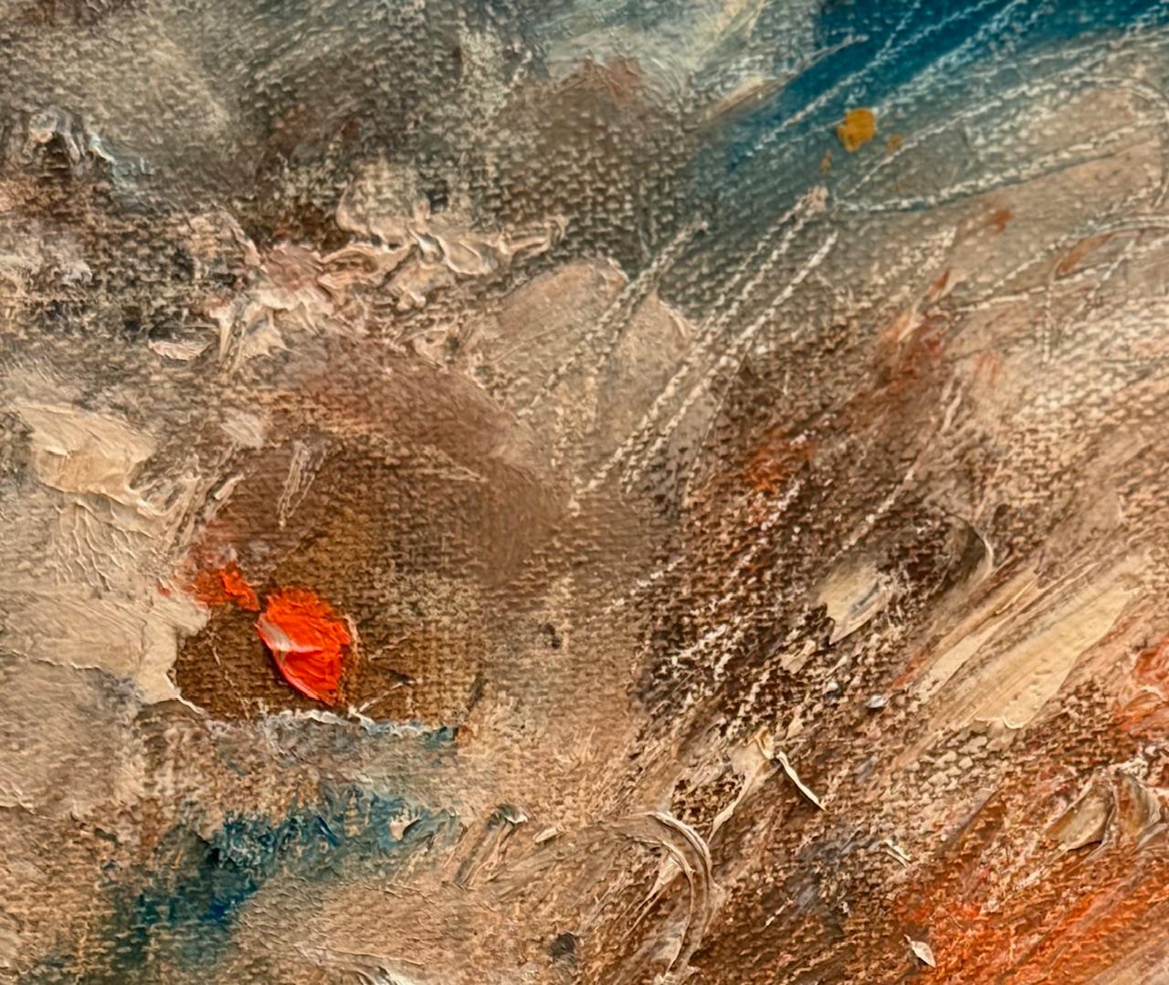 Georgian Contemporary Art by Lile Gasviani - Champ de blé en vente 2