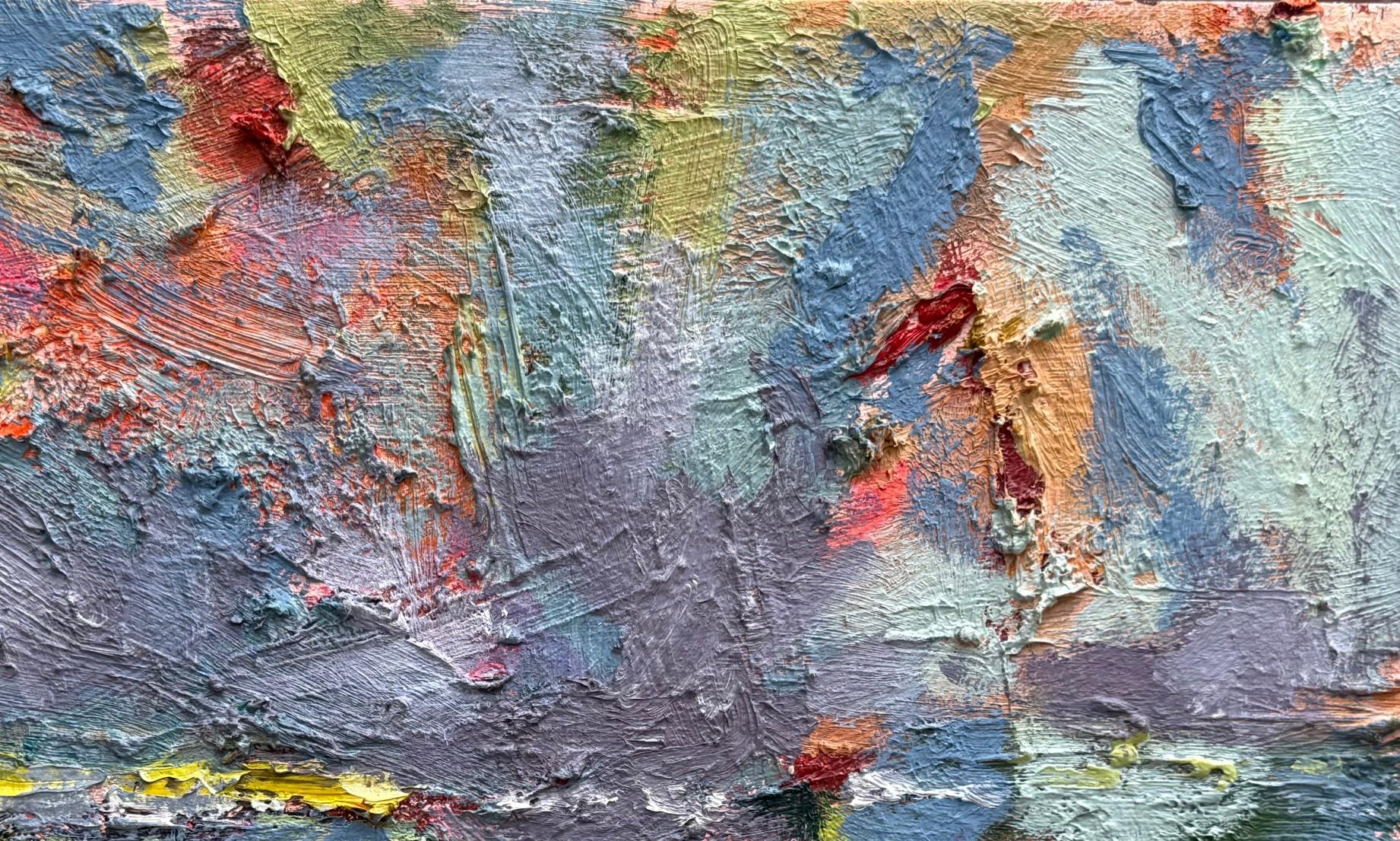 Arte contemporanea georgiana di Lile Gasviani - Foglie gialle in vendita 3