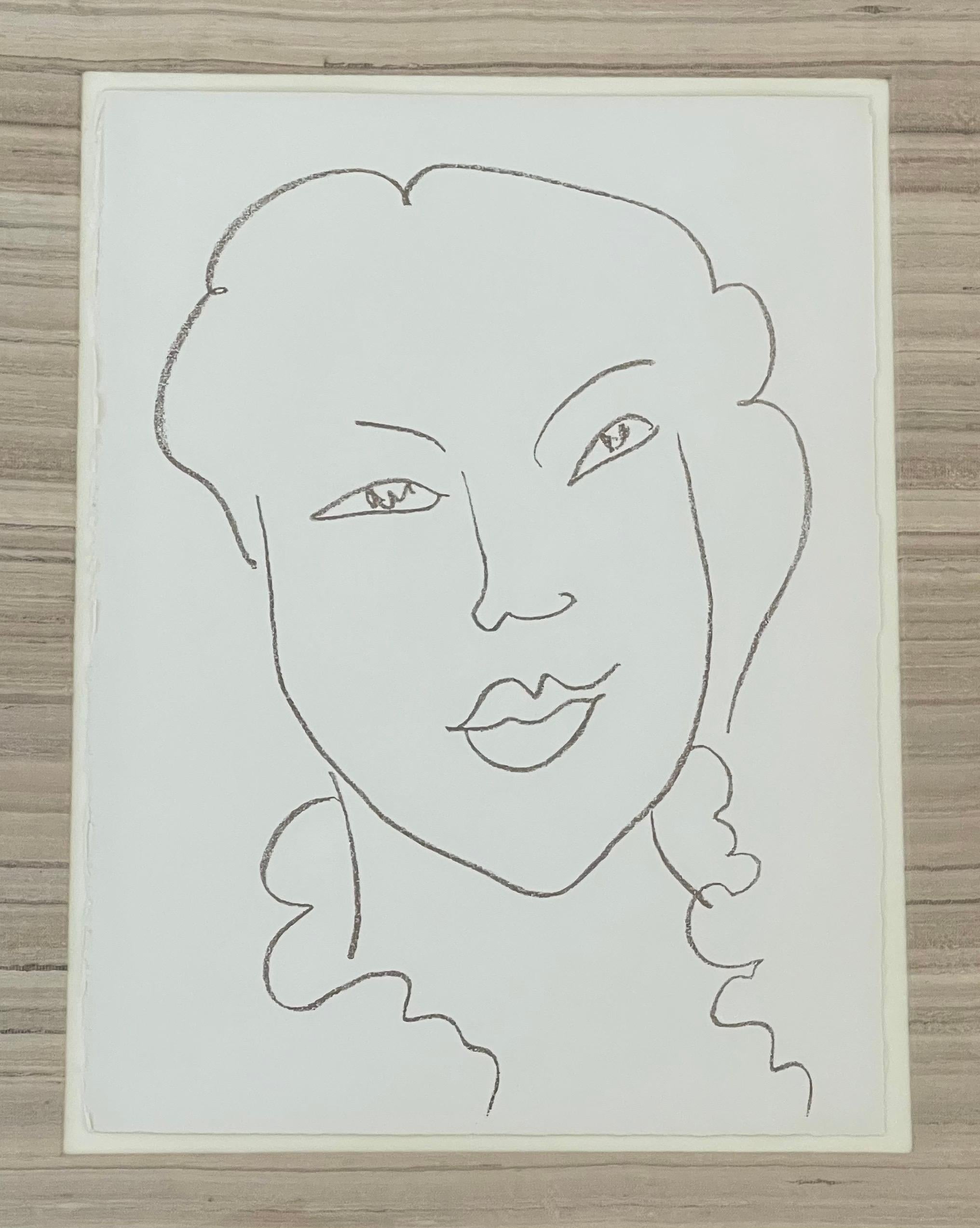 „L'Ile Verte“ von Poesies Antillaises, Lithographie von Henri Matisse im Zustand „Gut“ im Angebot in San Diego, CA