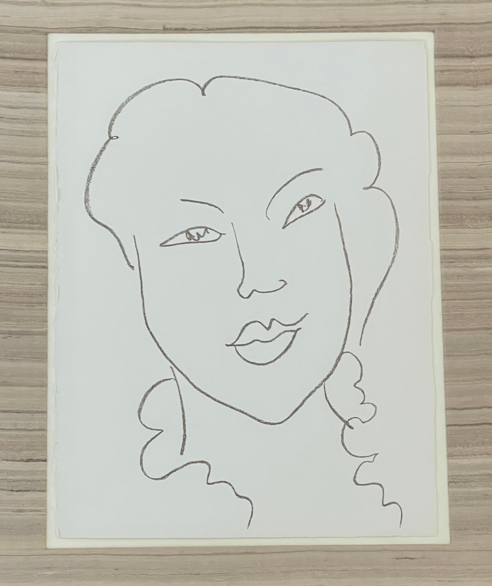 „L'Ile Verte“ von Poesies Antillaises, Lithographie von Henri Matisse (Papier) im Angebot