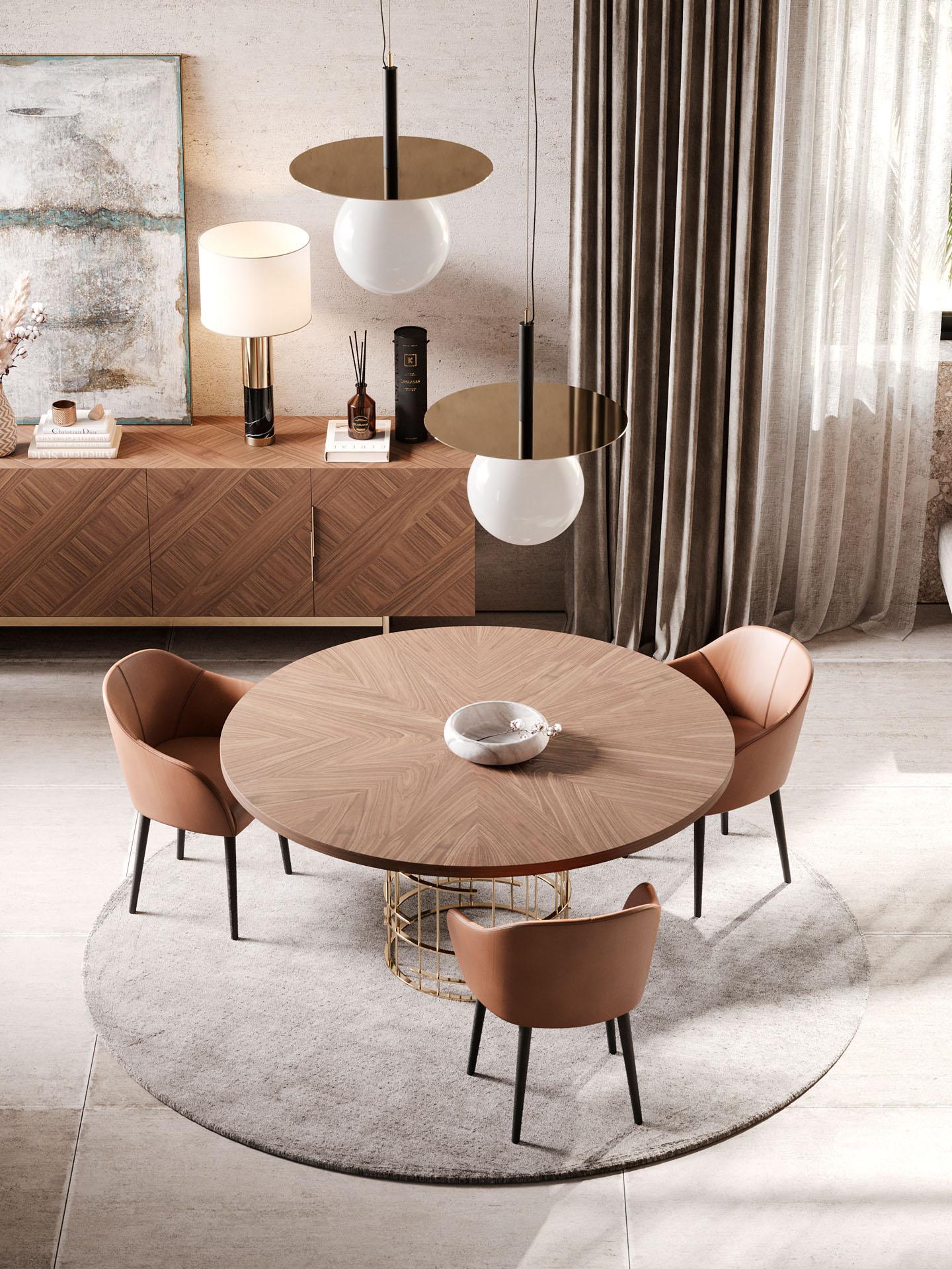 Sala da pranzo moderna con tappezzeria personalizzabile di Laskasas In condizioni Nuovo in vendita a Porto, PT