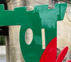 Lili Come El tablero de ajedrez Escultor escapista Escultura de acero