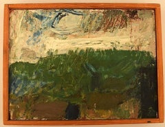 Lili Ege ‘1913-2004’, Danish Painter, "Gurostølen" Modernist Landscape
