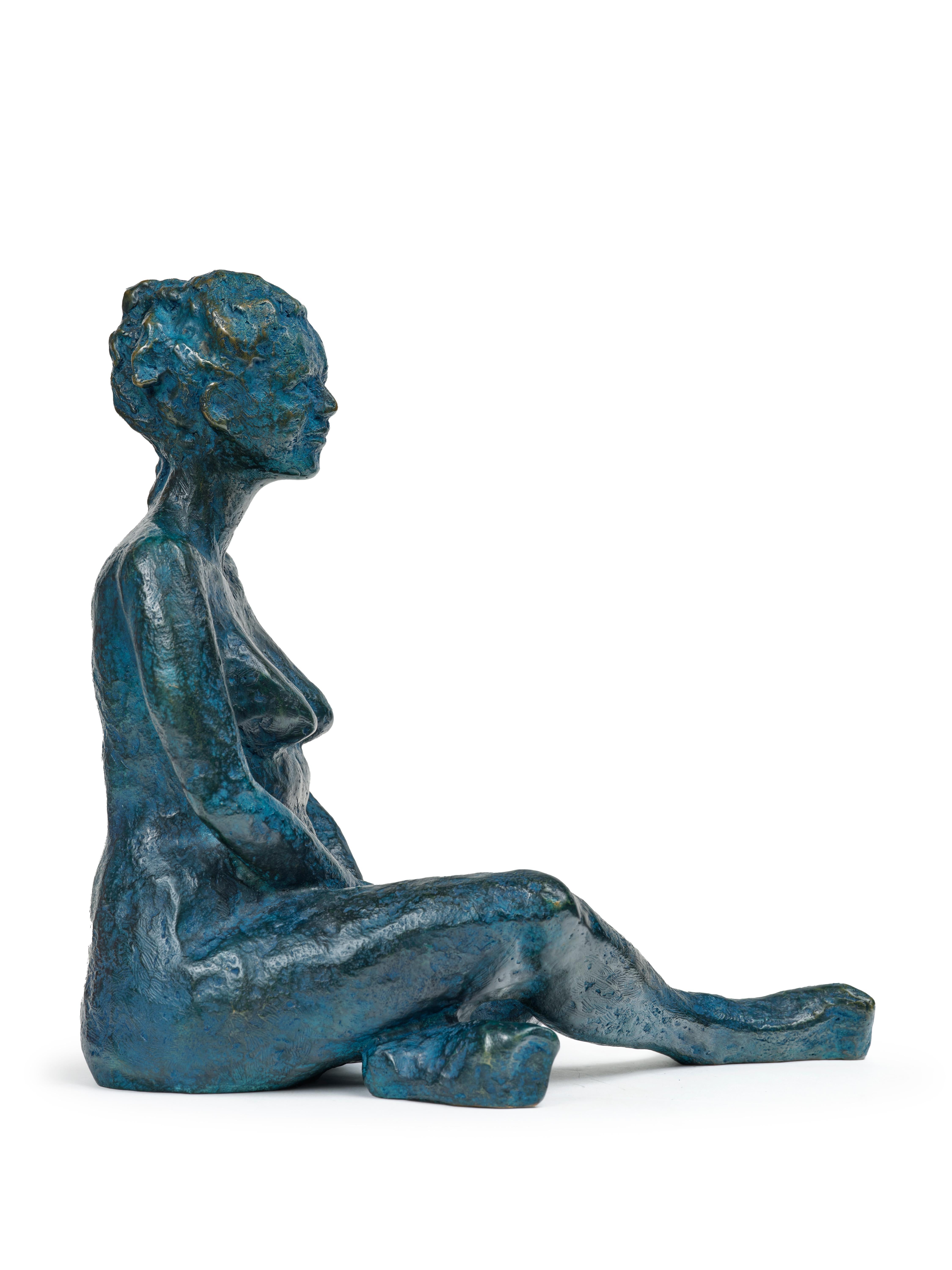 Douceur féminine (Morbidezza femminile), scultura in bronzo di Lili Mirante. in vendita 1