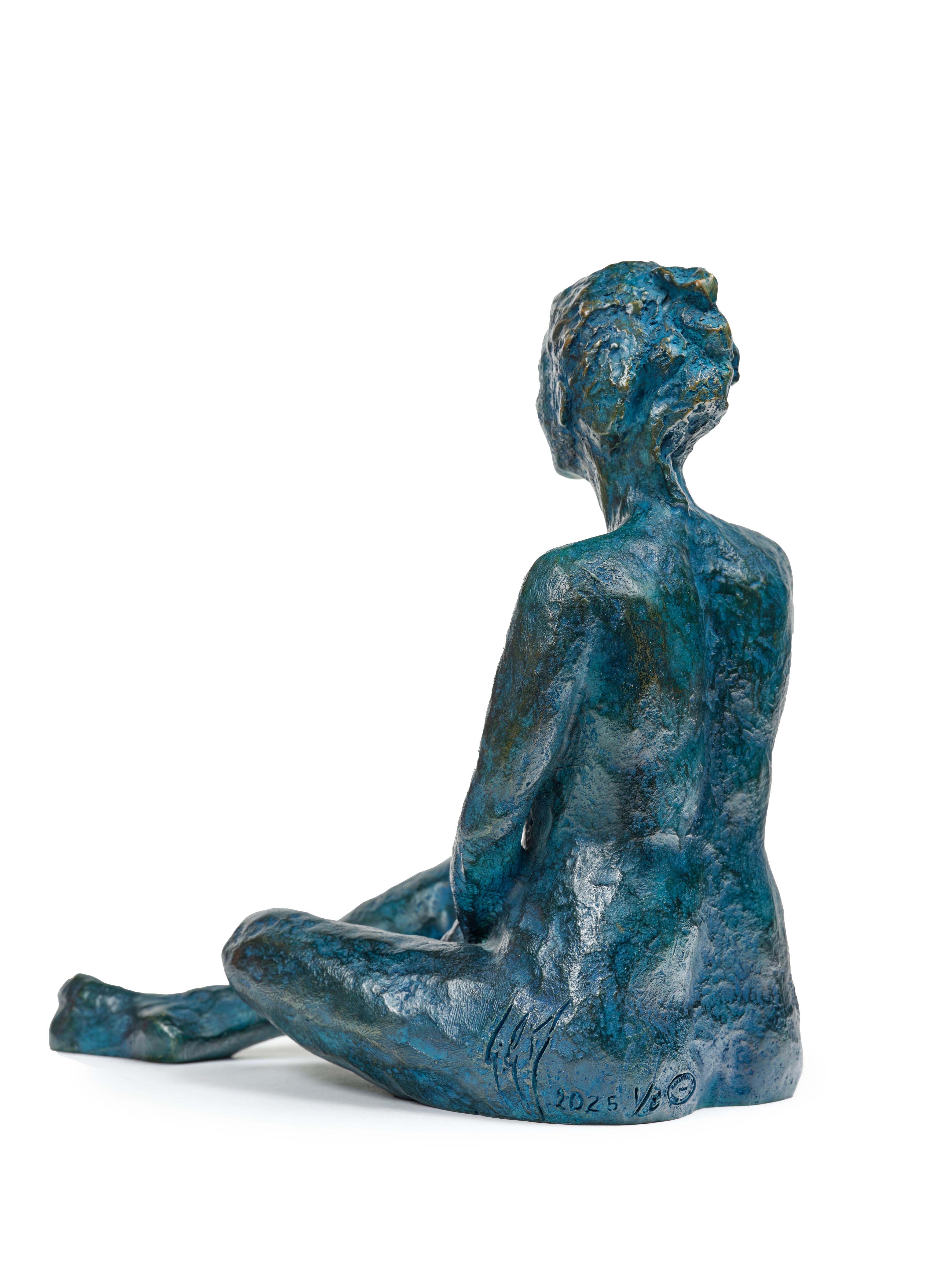 Douceur féminine (Morbidezza femminile), scultura in bronzo di Lili Mirante. in vendita 3