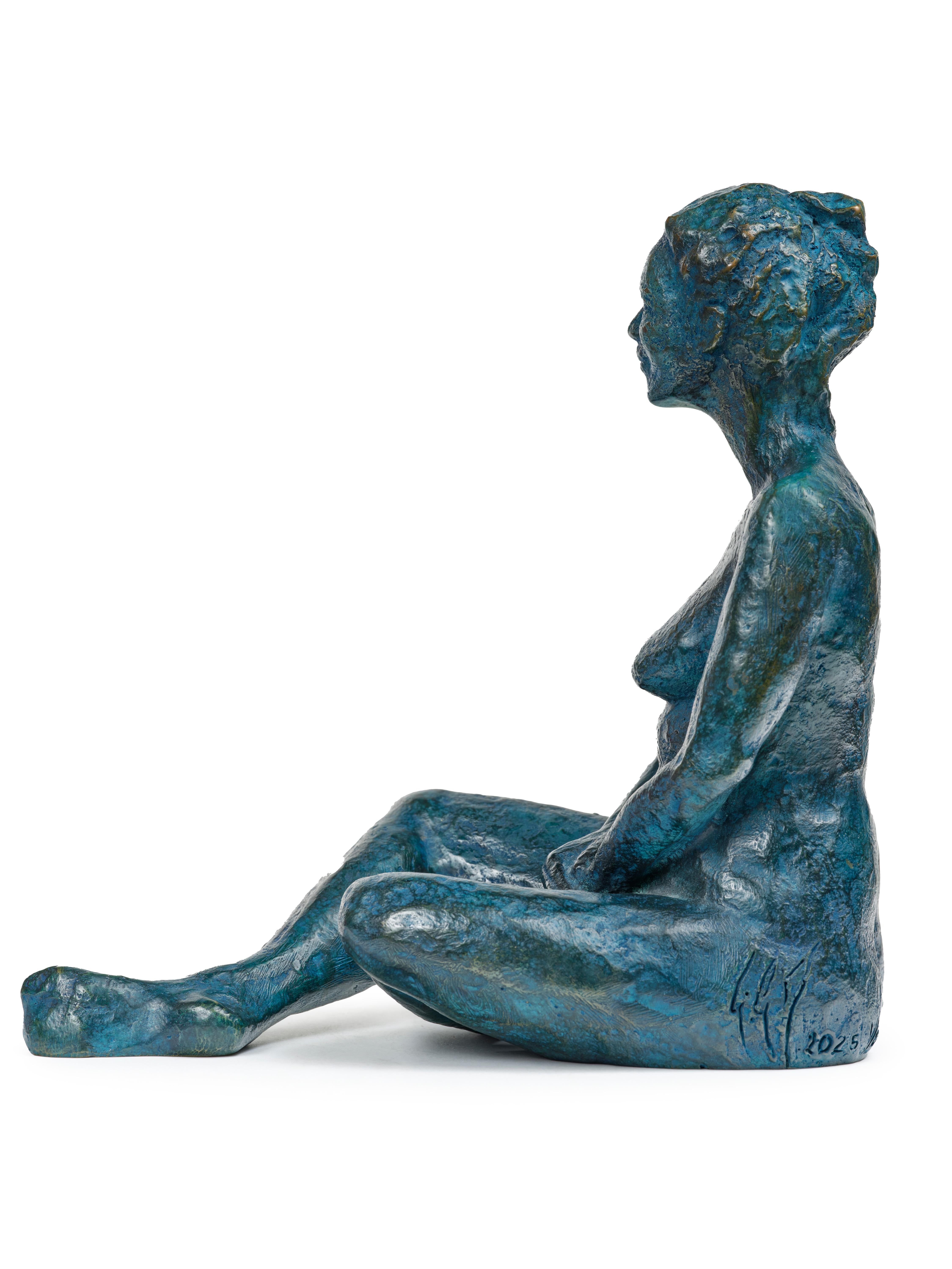 Douceur féminine (Morbidezza femminile), scultura in bronzo di Lili Mirante. in vendita 4