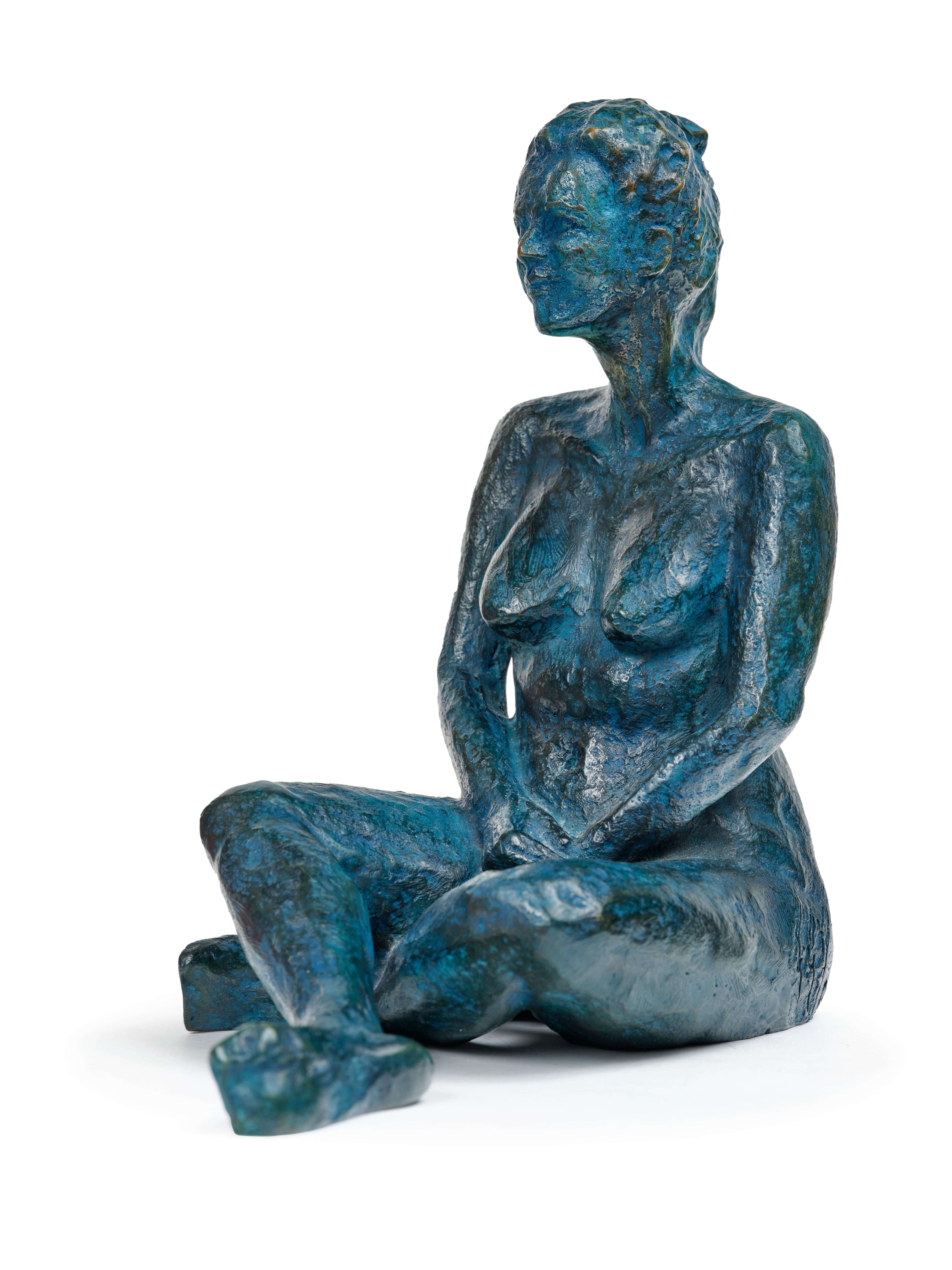 Douceur féminine (Morbidezza femminile), scultura in bronzo di Lili Mirante. in vendita 5