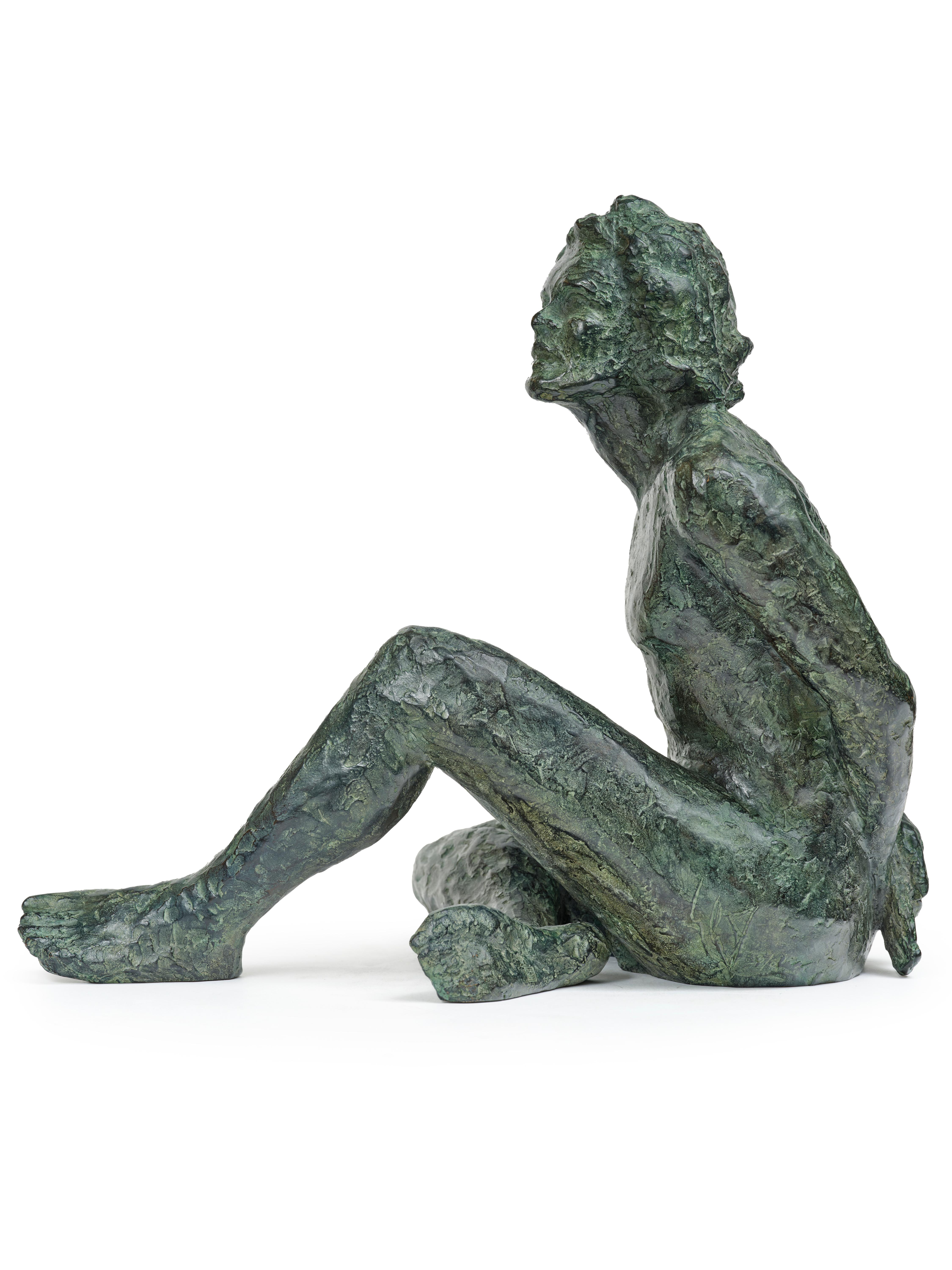 Sébastien (Sebastian), una scultura in bronzo di Lili Mirante che raffigura un nudo in vendita 2