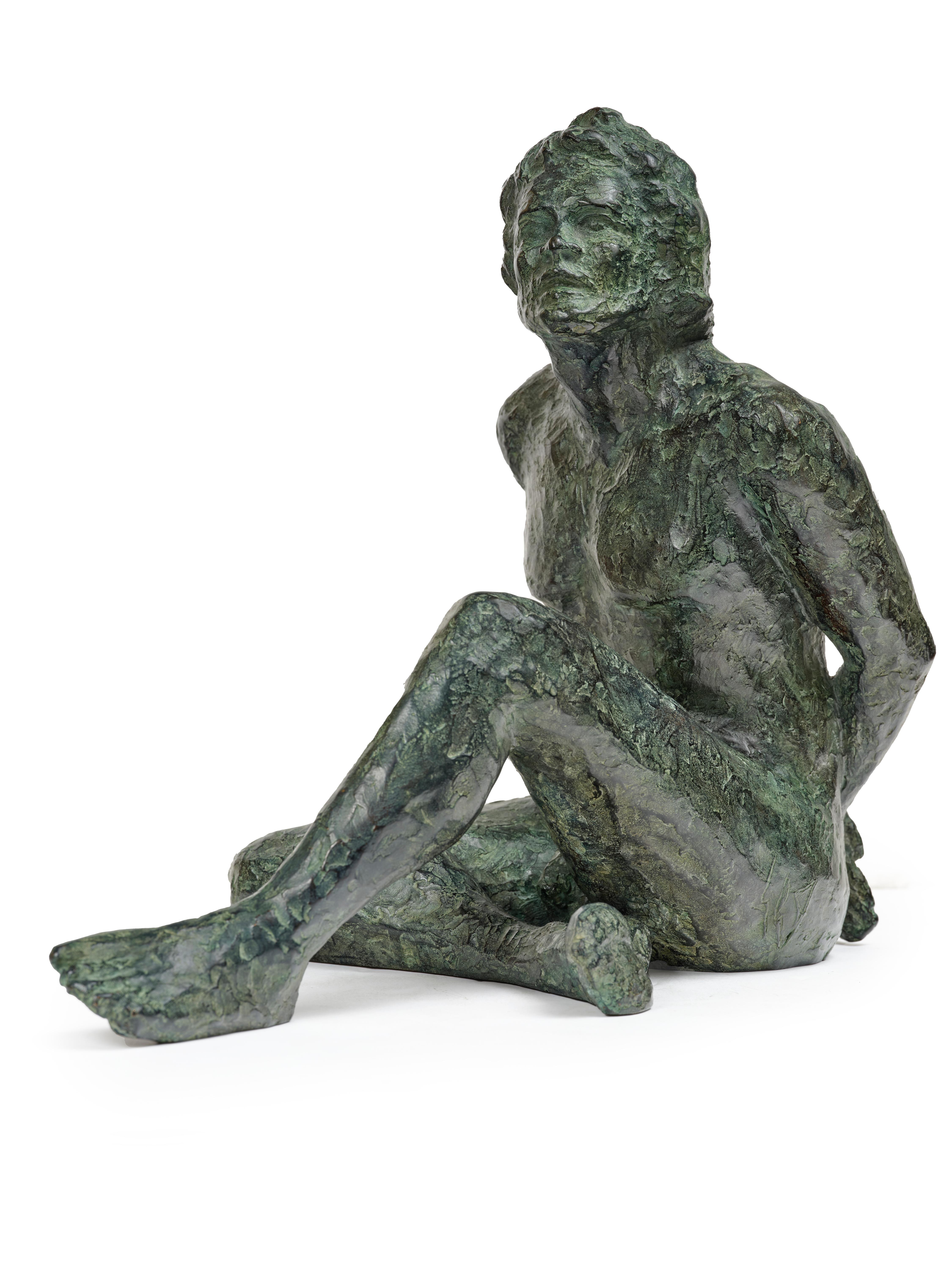 Sébastien, sculpture de bronze nue de Lili Mirante