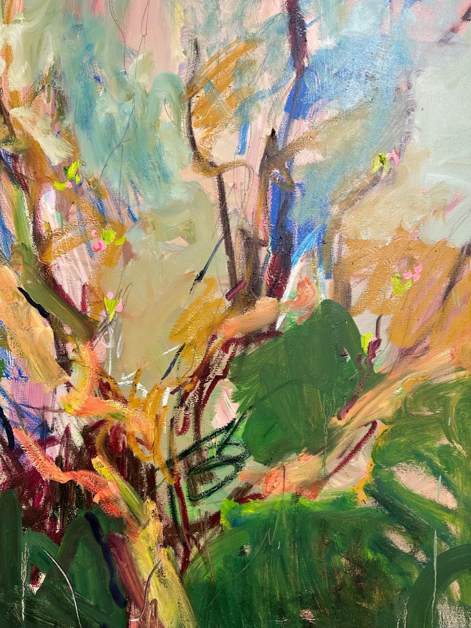 Grande dipinto semi-astratto espressivo e gestuale.
120x90cm. Olio su tela. 2023
Albero invernale in attesa del rinnovamento primaverile. Una storia di speranza e attesa.
Lilia Orlova-Holmes è un'artista britannica di successo.
I suoi dipinti sono
