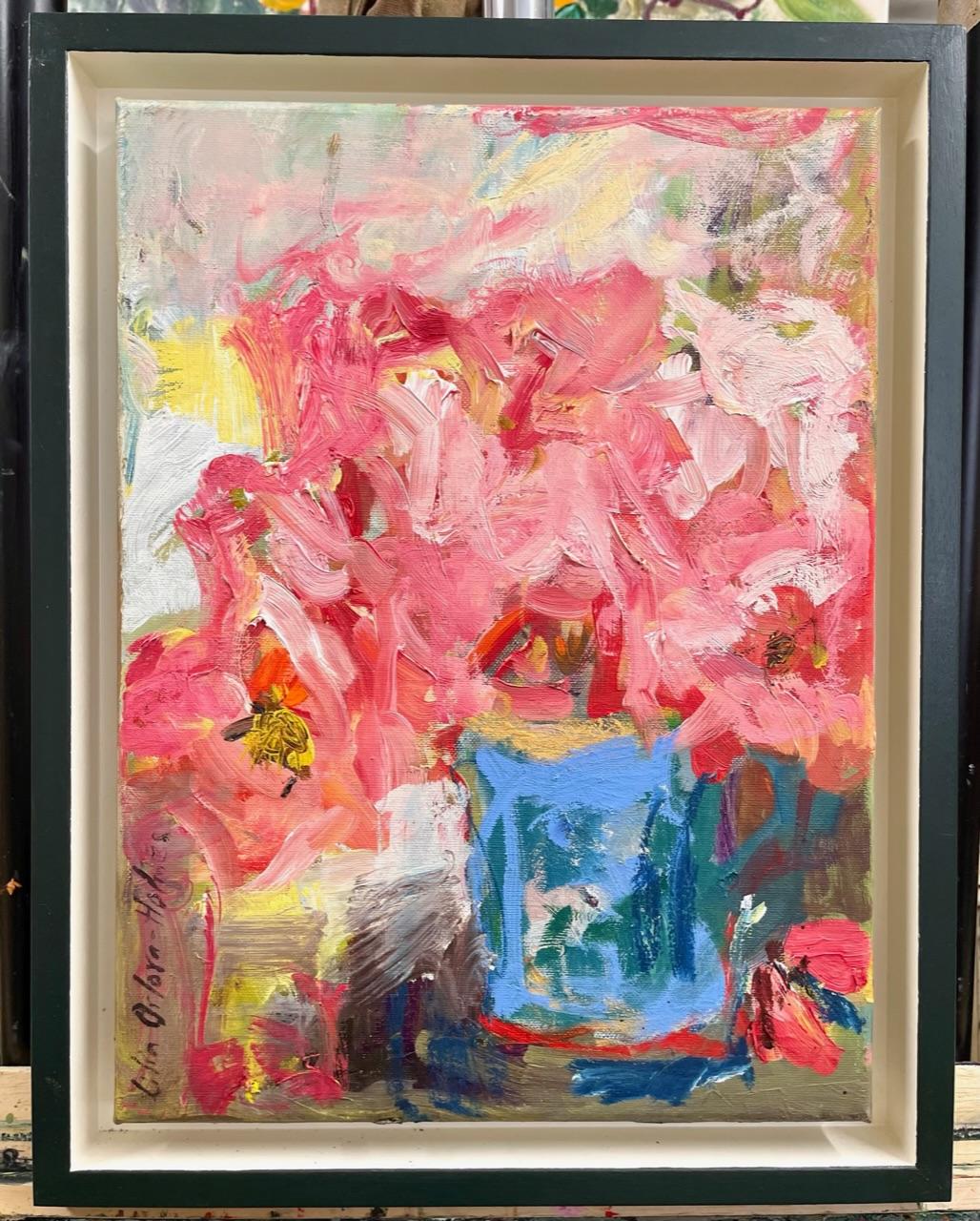 Bright roses. 2023 Spring collection. Floral. Original oil on canvas. For Sale 1