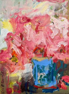 Bright roses. 2023 Spring collection. Floral. Original oil on canvas.