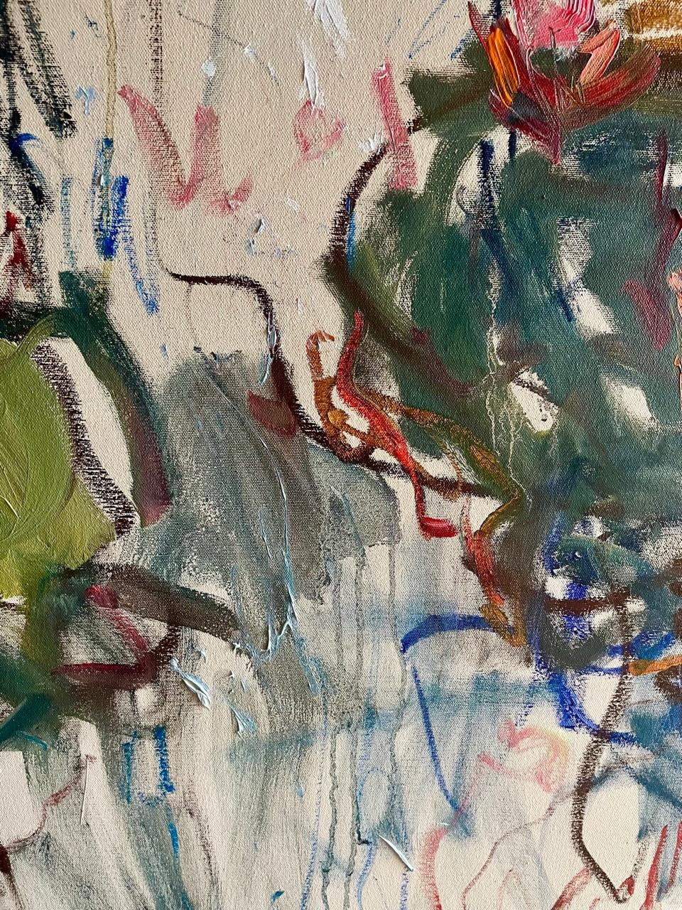 Ninfee - Painting Contemporaneo di Lilia Orlova-Holmes