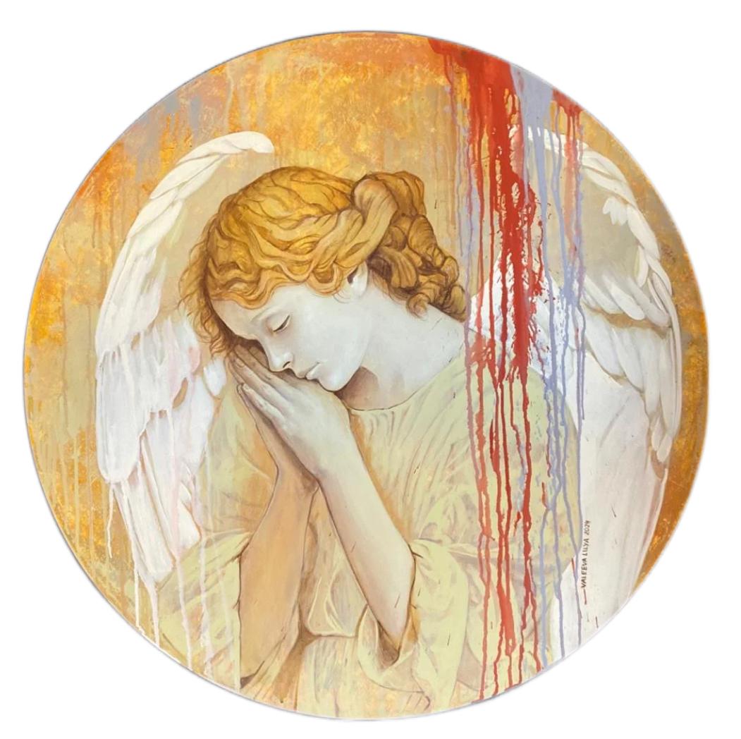 Figurative Painting Lilia Valeeva - Ampir,  100cm, acrylique sur toile