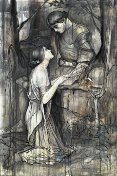 Last meeting, 150x100 cm, acrylic on canvas