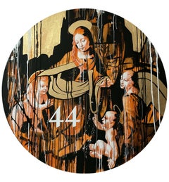 "Madonna 44",  100 cm, acrílico sobre lienzo