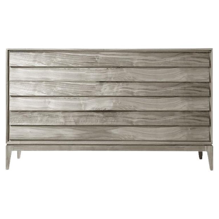 solid wood grey dresser Granville 37.8" Standard Dresser in Charcoal Gray