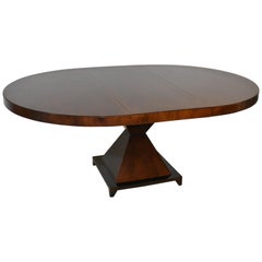 Lilian August for Hickory White Art Deco Style Dining Room Table "Gramercy"