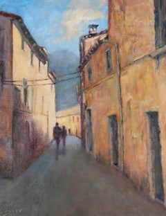 Lilian Beer - Signed Mid 20th Century Oil, Street in Malaga