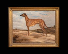 Portrait Of A Greyhound, circa 1900 circle fofLilian Cheviot (1876-1936)