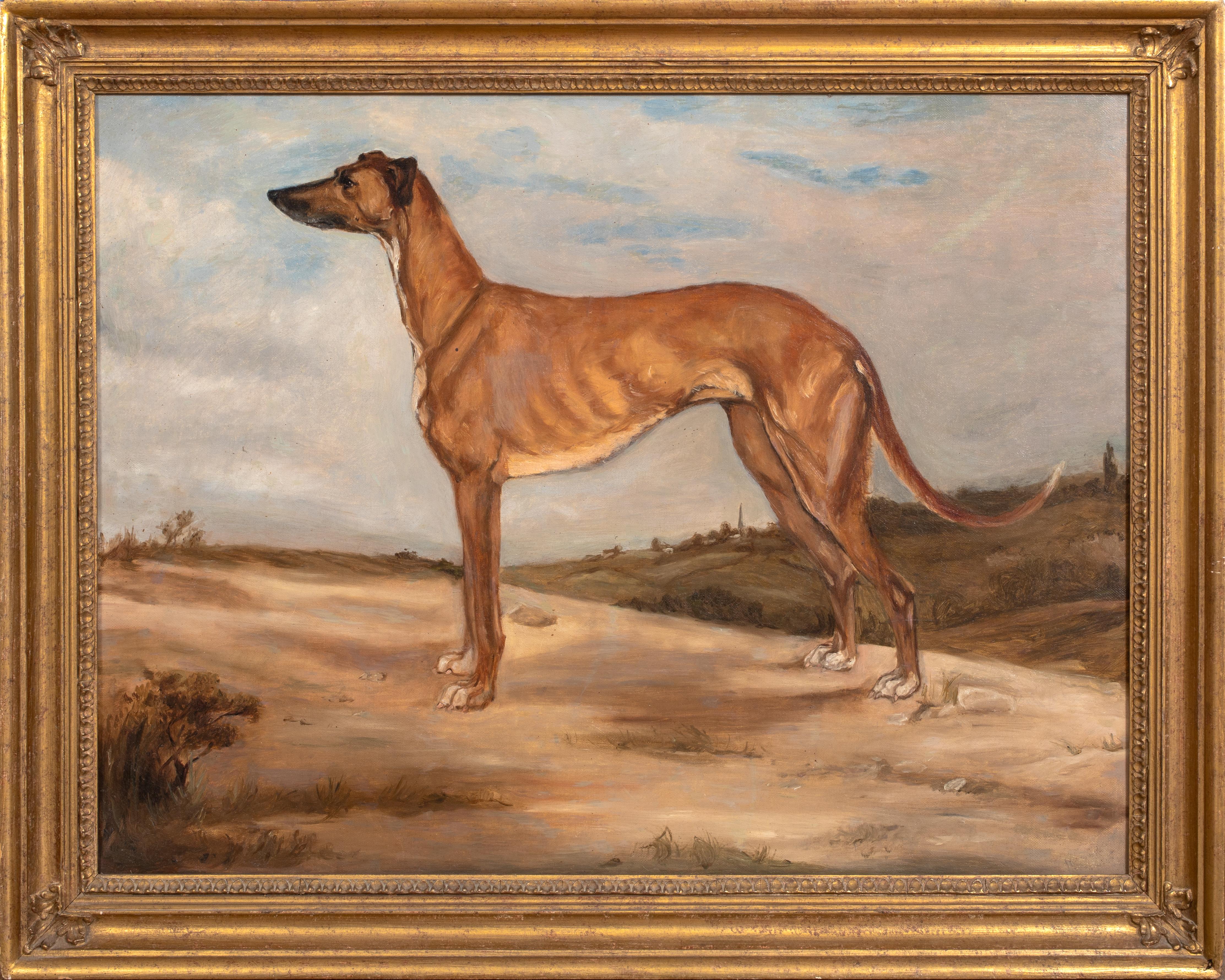 Portrait Of A Greyhound, circa 1900 circle fofLilian Cheviot (1876-1936)