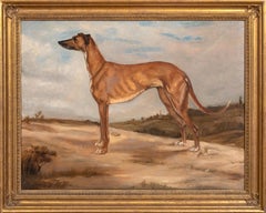 Portrait Of A Greyhound, circa 1900 circle fofLilian Cheviot (1876-1936)