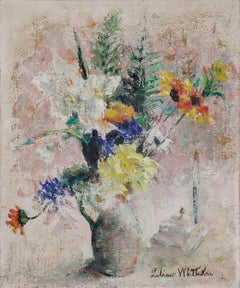 Lilian E. Whitterker (1895-1978) - 20th Century Oil, Summer Blooms