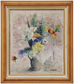 Lilian E. Whitterker (1895-1978) - 20th Century Oil, Summer Blooms