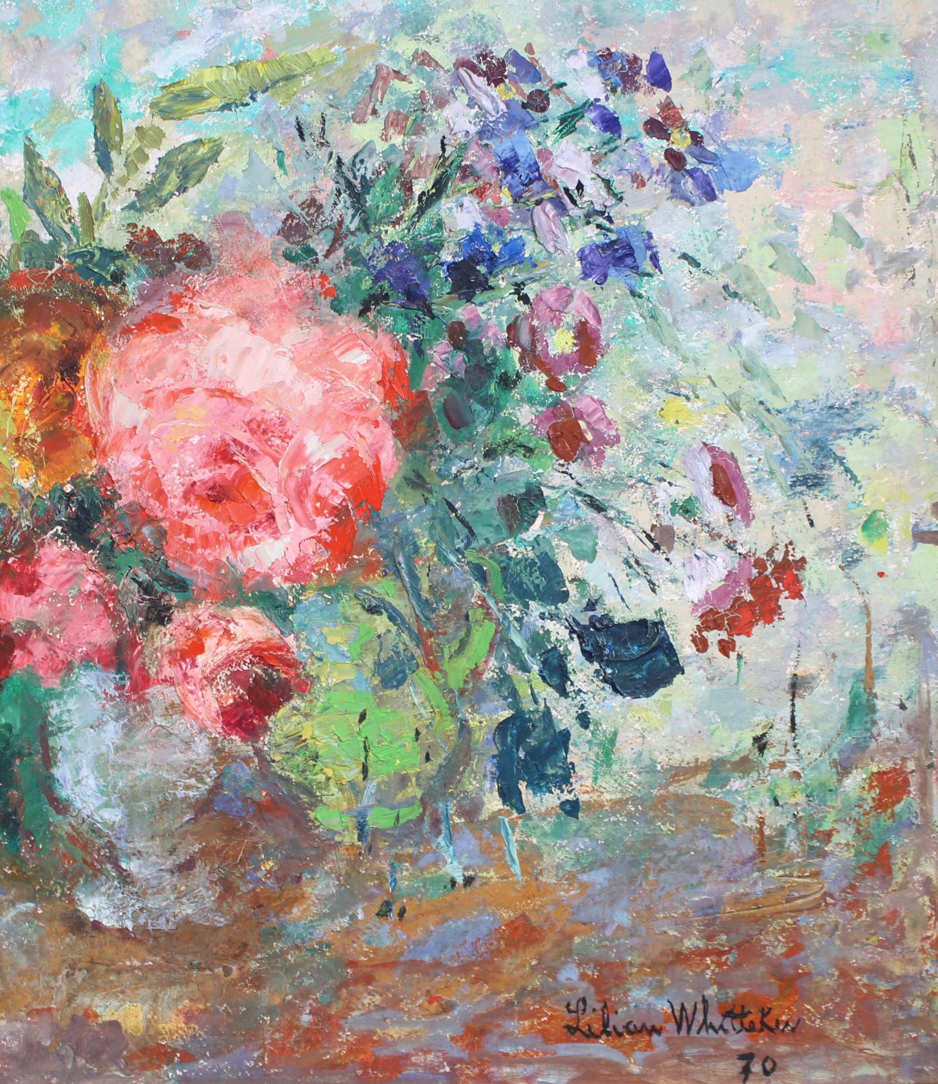 Natura morta con bouquet di fiori in vendita 7