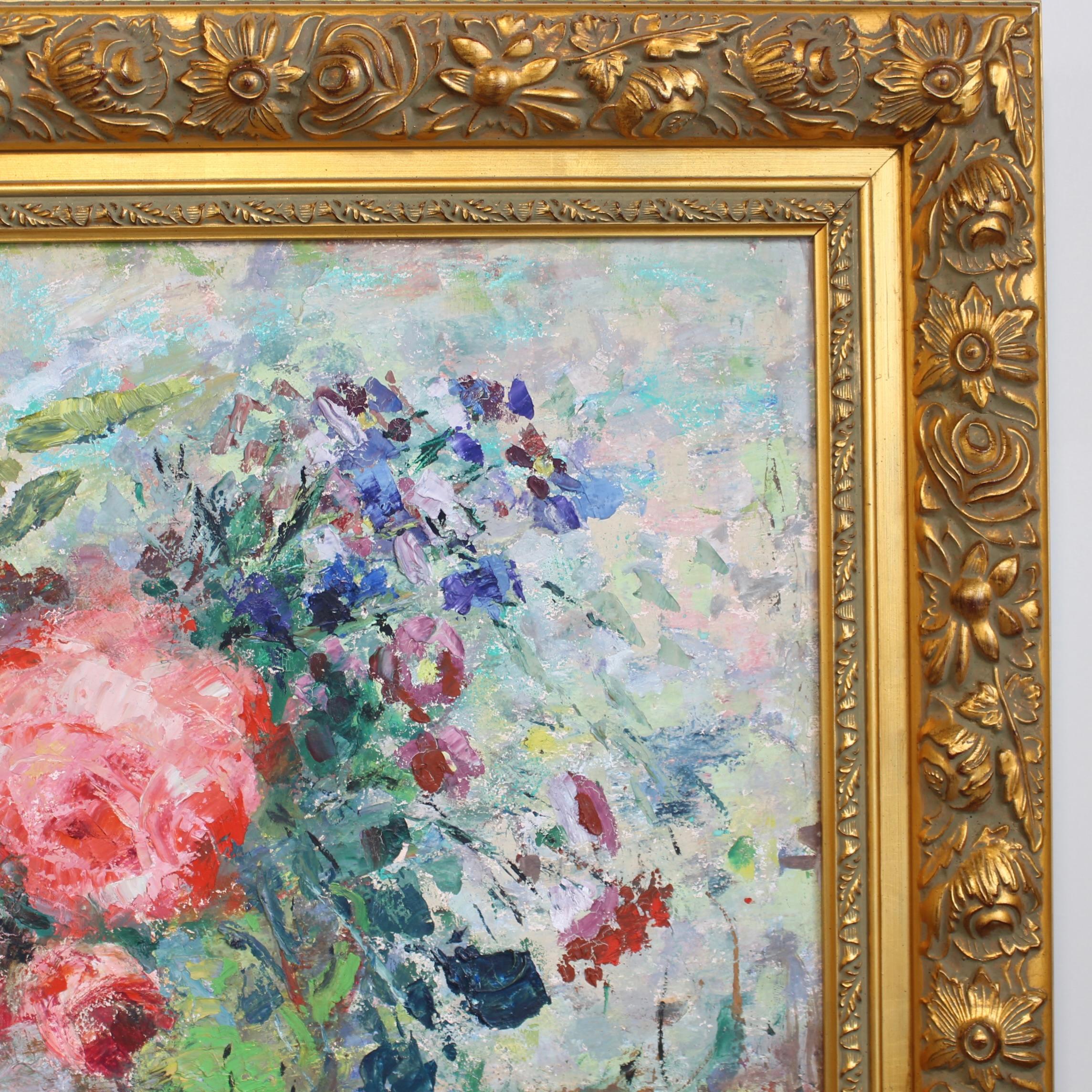 Natura morta con bouquet di fiori in vendita 2