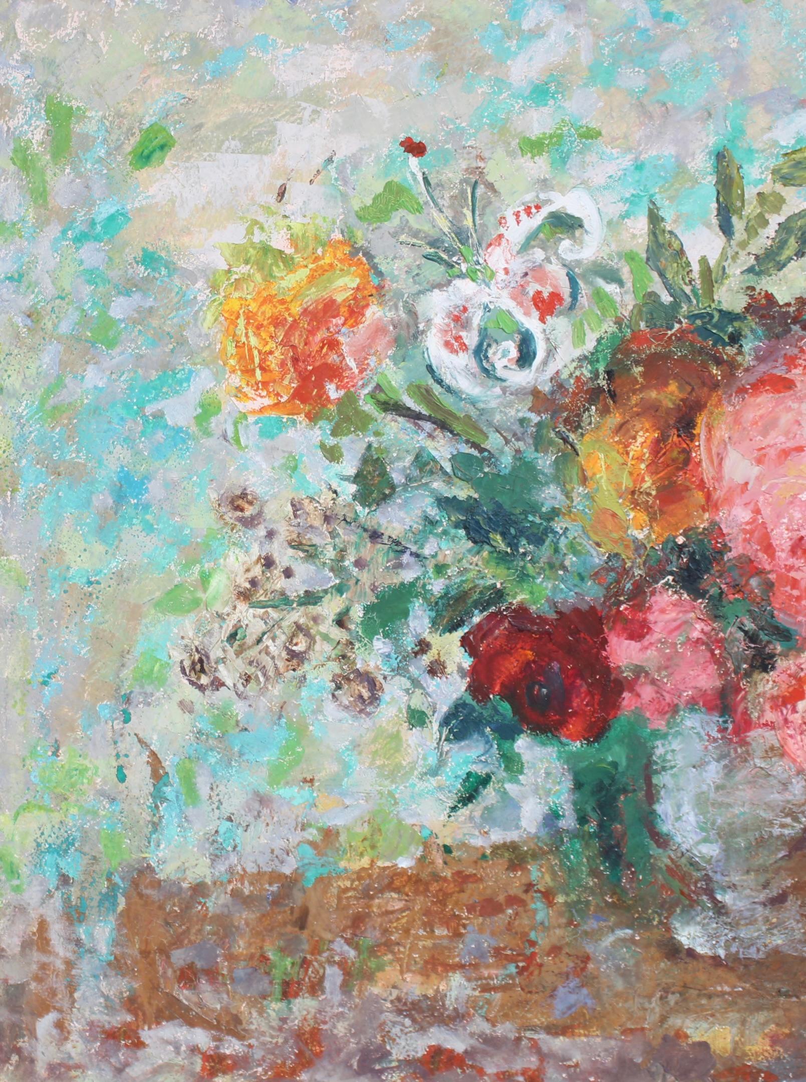 Natura morta con bouquet di fiori in vendita 4