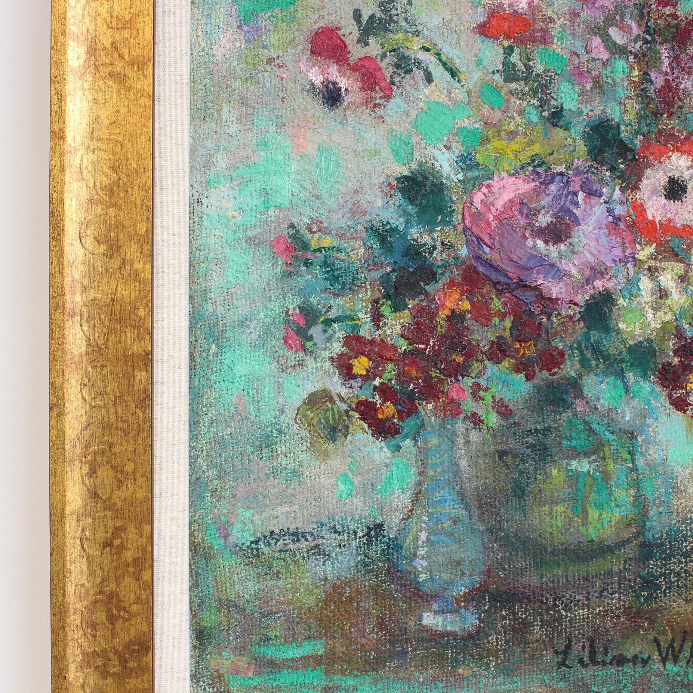Natura morta con bouquet di fiori in vendita 4