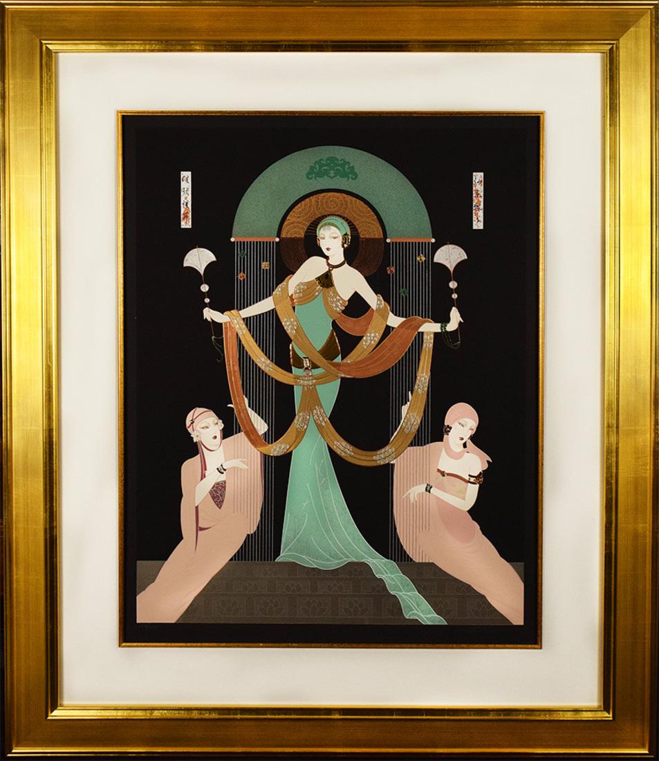 Lilian Shao Figurative Print - "Song of Breezes"