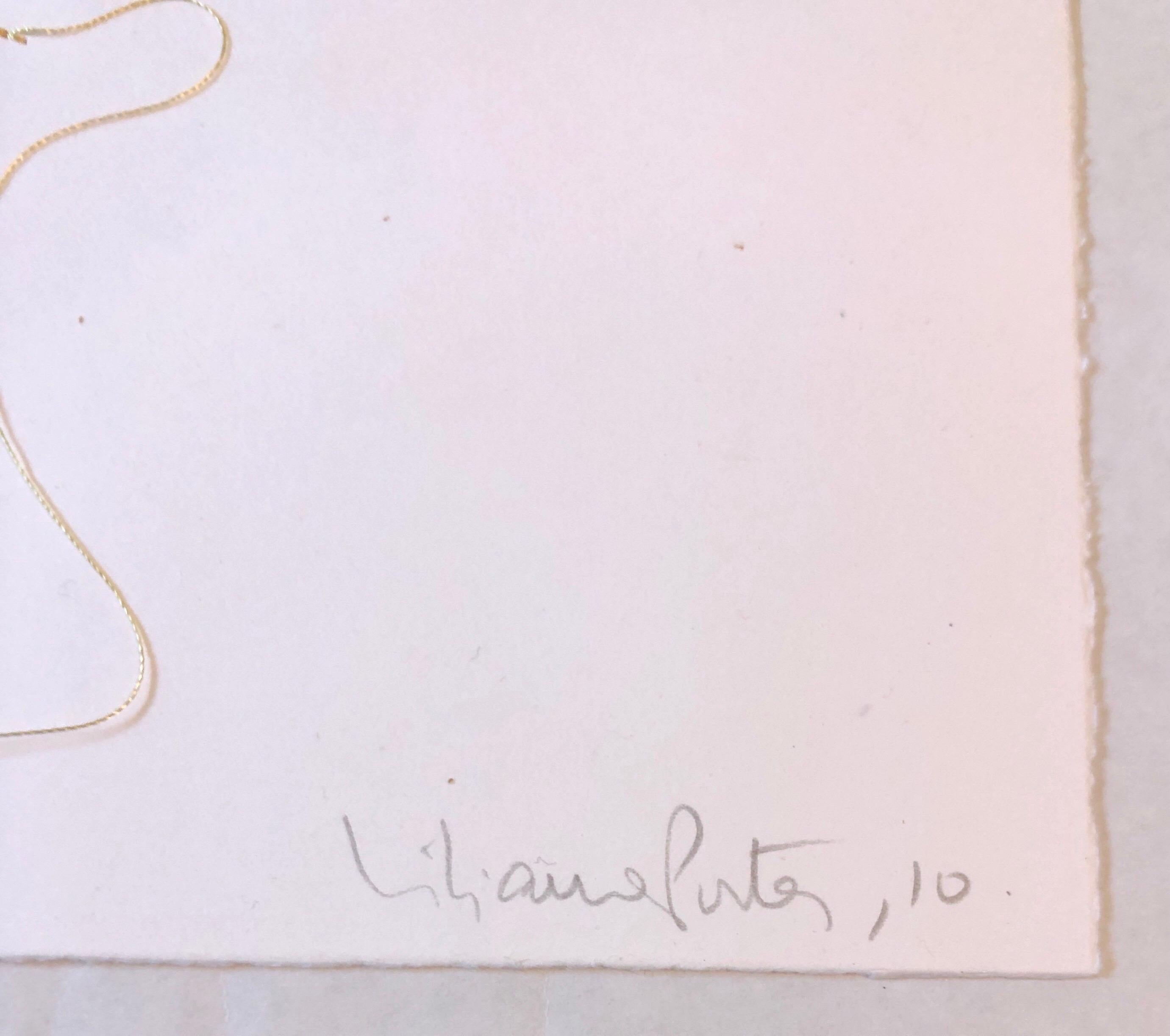 Elvis: Die Nähstunde (2011)
Gemischter Medientiefdruck mit Stickerei, Fotogravüre, Faden und Collage auf weißem Magnani Pescia Papier.
Auflage von 100 Exemplaren plus 12 APs, 6 Druckfahnen und 6 CCP-Archivfahnen
17 ¾