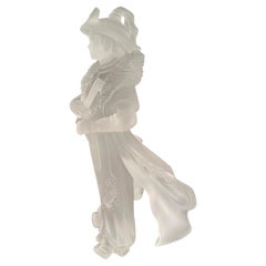 Objeto decorativo,  Escultura de vidrio colado estilo Lilique hecha a medida