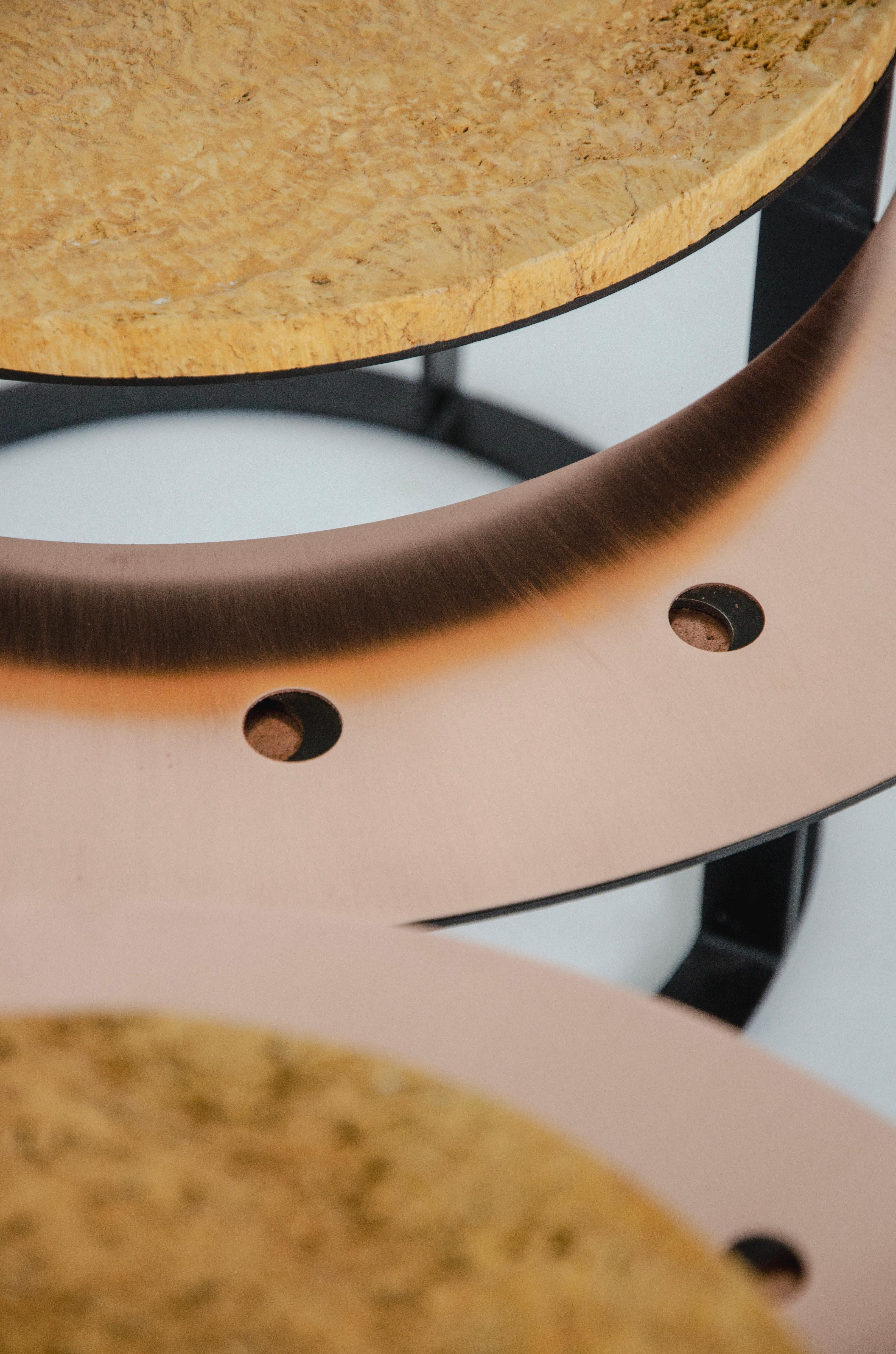 Italian Lilith Side Table by Atlas Project For Sale