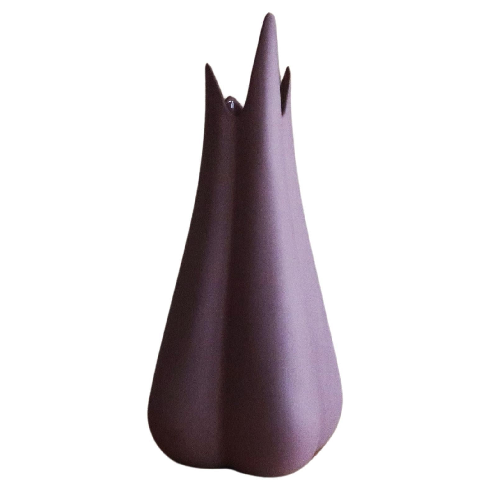 Lilium Vase, Sangria - Matte For Sale