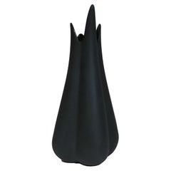 Lilium Vase, Slate Black - Matte