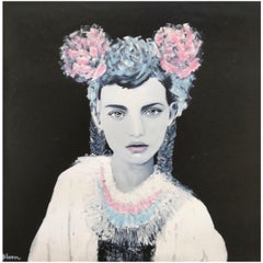 Maya Roseblue - Lilja Bloom Contemporary Realism Pop Art